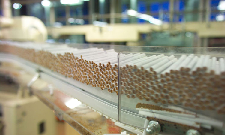Cigarette production line: photo PMI